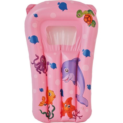 Planche De Natation Gonflable Pour Enfants, Accessoire De Plage Rose, Flotteur D'apprentissage Et Jeu Aquatique -KZQ (1/2)