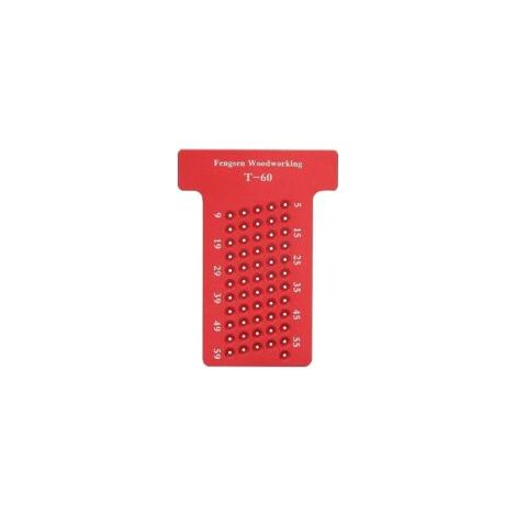 Calibrador de cruz, regla de marcado en T, calibrador de marcado de aleación de aluminio, punzón, calibrador de marcado para carpintero - Crezuo