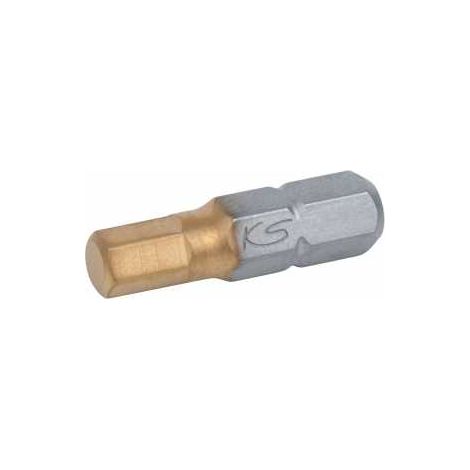1/4" TIN Bit Innensechskant, 25mm, 10mm (1/3)