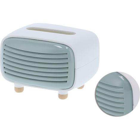 Boîte de rangement en bambou et charbon de bois, boîte à mouchoirs, décoration simple pour salon, table basse ou bureau. (1/5)