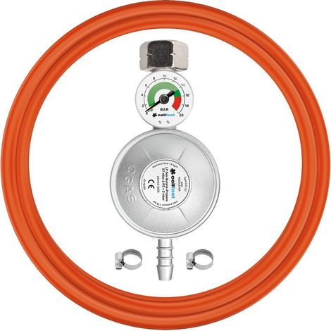 KIT DI COLLEGAMENTO PROPANO-BUTANO CON MANOMETRO - C 52-506