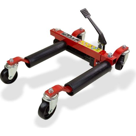 Varan Motors - AN08039 CARRELLO IDRAULICO PER MOVIMENTAZIONE SOLLEVATORE PNEUMATICI POSIZIONAMENTO AUTO 30CM 680KG