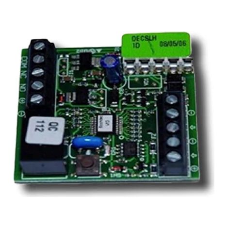 Carte de décodage monocanal – Sortie à relais – Compatible avec récepteurs FAAC 787834 et 787831 – Pour contrôle équipements électroniques