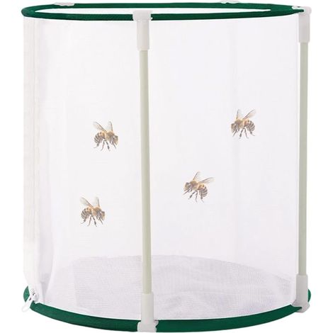 Cage À Papillons Cage Tente Pliable en Maille Transparente Renforcée Garde De Protection Pour L'Habitat Des Papillons Pour La Maison, Le Jardin, La Ferme, Le Patio, Le Balcon Et La (1/5)