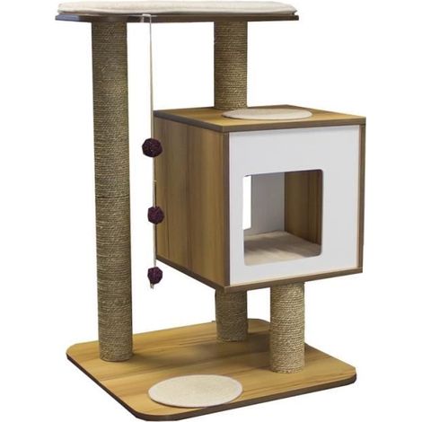 Arbre A Chat Vesper V Base Noyer (1/5)