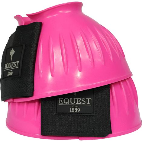 EQuest Gummi Springglocke Color Catch für Pferde, 2er Set - Hot Pink, M Vollblut