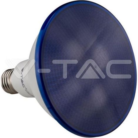V-Tac – Ampoule LED PAR38 17W E27 lumière bleue 1300 Lumen – 20 000 heures de vie – Dimmable non – 92066 - vt-1227