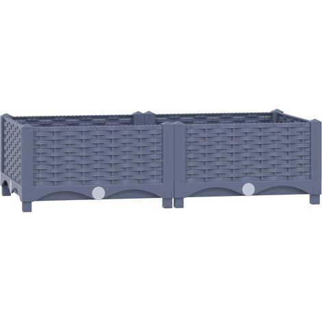 Arriate polipropileno 80x40x23 cm vidaXL
