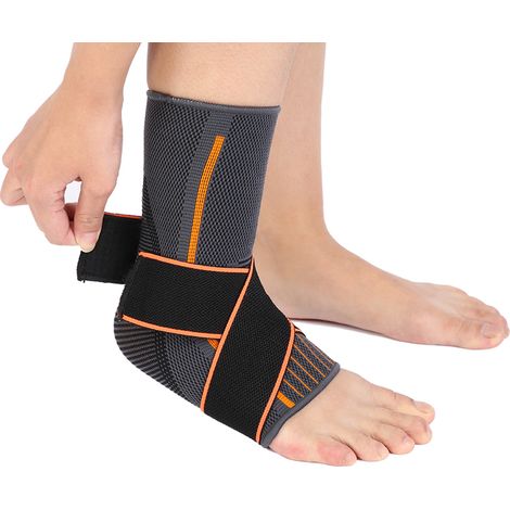 Cheville Brace Compression Respirante Élastique Pied Protection Sangle Homme Sport (1/5)