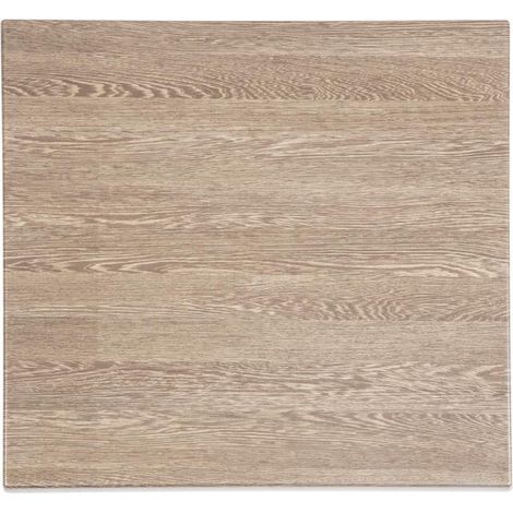 Plateau de table carré effet bois vieilli 700mm - BOLERO (1/5)