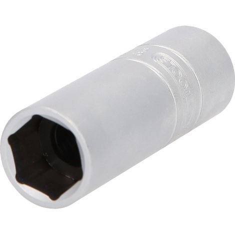 Kstools – Douille pour bougies 16mm – Acier chromé vanadium – Système FlankTraction – Longue pour accès dans espaces restreints – Normes DIN 3124 (1/5)