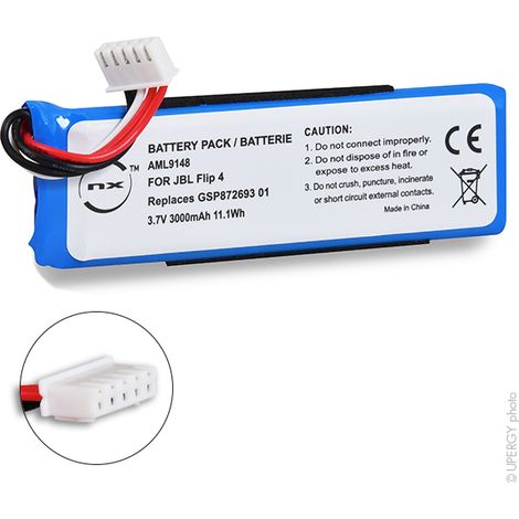 NX - Batterie enceinte bluetooth 3.7V 3000mAh (1/2)