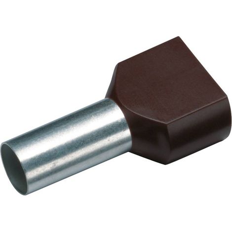 Cimco 18 2472 Capocorda doppio 1.5 mm² Parzialmente isolato Nero 100 pz. (1/2)