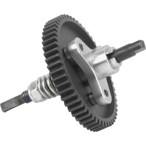 54T pignon, embrayage à glissement complet en aluminium et acier, différentiel à glissement pour voiture RC Traxxas Slash 1/10, argent