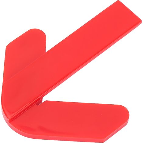 Lot de 2 localisateurs de centre circulaire en ABS rouge, outil de mesure précis pour trouver le point central, gabarit de centrage universel pour menuiserie et bricolage (1/5)