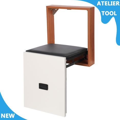 ATELIER Fauteuil mural pliable Chaussures Changer fauteuil chaise pliable ultra mince montée au mur (1/5)