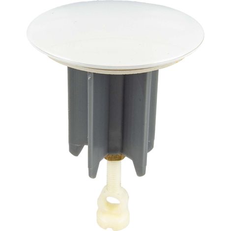 tecuro Universal Exzenterstopfen Ø 64 mm weiß (RAL 9010), Ablaufstopfen Einsatz für Ablauf