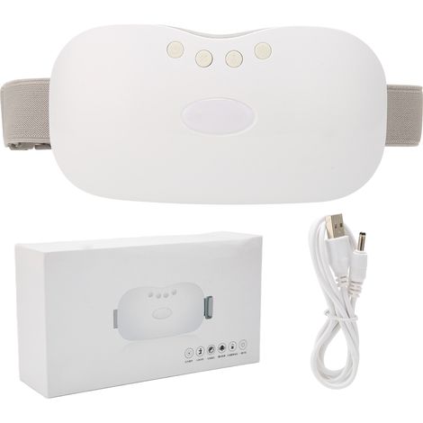 Ceinture chauffante utérine chauffante à microcourant EMS (stimulation électromagnétique et infrarouge) avec impulsions électromagnétiques et vibrations. Masseur abdominal. (1/5)