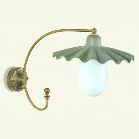 Applique rustica lampadari bartalini gaia u30 e27 led metallo lampada parete (1/4)