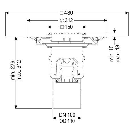 KESSEL 54430.52 Bonde de sol/plafond Ferrofix