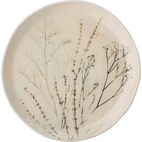 Assiette Bea en céramique naturelle (1/5)
