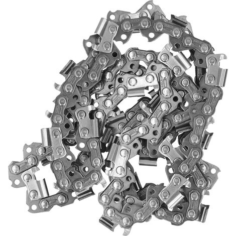 Chaîne de tronçonneuse de 20 pouces, 76 maillons d'entraînement, pas de 0,325 pouce, largeur de fente de 0,058 pouce, chaîne de rechange pour tronçonneuse forestière. (1/5)
