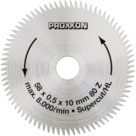 Proxxon Kreissägeblatt '' Super-Cut'', 58 mm (80 Zähne) (1/3)