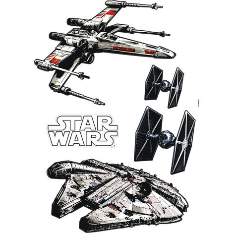 Stickers muraux- Star Wars Spaceships (1/2)