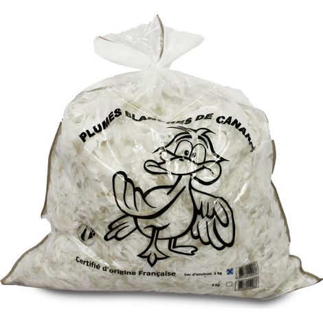 Rembourrage 50% plumes de canards 50% duvet sac 1 kg (1/5)