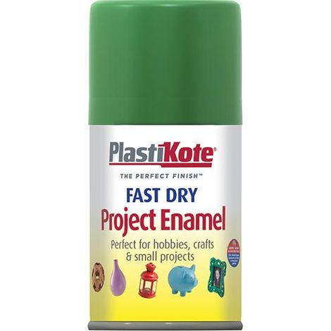 PlastiKote 440.0001040.046 Fast Dry Enamel Aerosol Garden Green 100ml PKT104S (1/3)