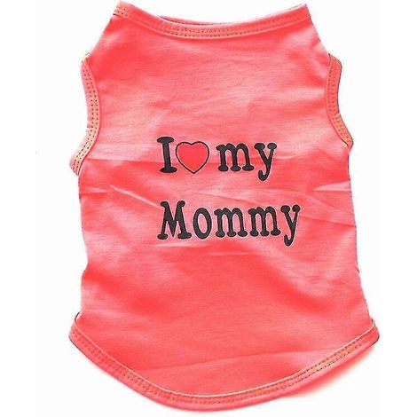 Ropa de verano para perros Camiseta para mascotas Lindo chaleco estampado para perros pequeños y medianos Accesorios para cachorros y gatos Chaleco de algodón Ropa Disfraces 8 (1/5)