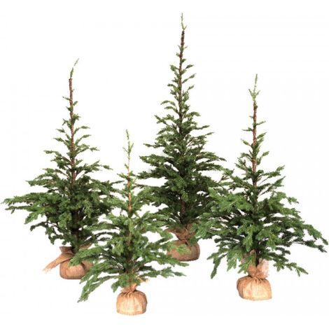Pinetto H150cm Real Touch - Base Yuta - Albero di natale NATALIZIO mod.Vivaio (1/2)