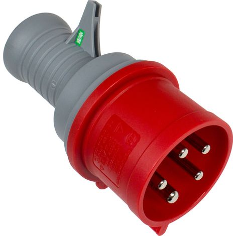 CEE Prüfstecker Drehfeld-Prüfstecker 400V 32A 5-polig 6h IP44