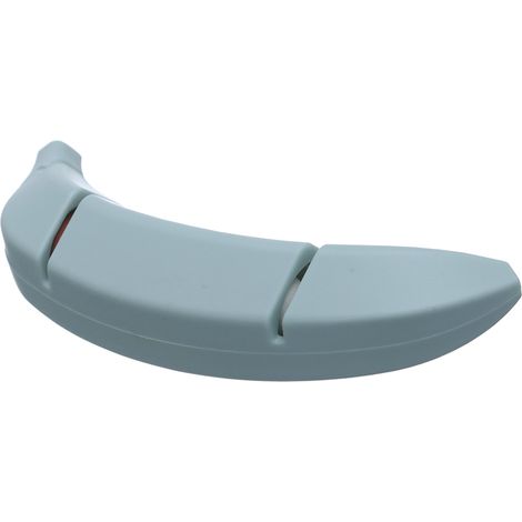 Jeffergarden Aiguiseur,Aiguiseur de couteaux de cuisine à 2 fentes, outil d'afftage de lame, Design banane, décor gris Standard (1/5)