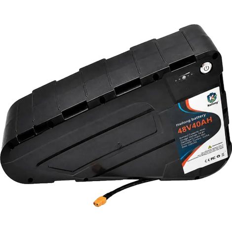 Batería de iones de litio de alta capacidad, compatible con bicicletas eléctricas equipadas con un motor de 3000 W, 48 V 40 Ah-XT60 (1/2)