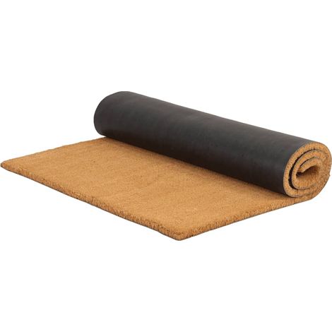 Maison Exclusive - Fußmatte Natur 80x100 cm Kokosfaser Getuftet