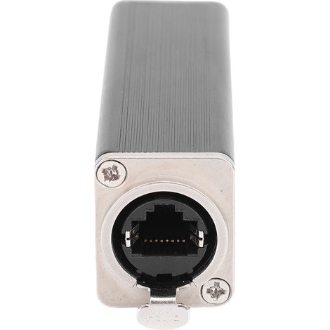 Coupleur RJ45 plaqué or étanche IP68, connecteur Ethernet femelle-femelle pour câbles LAN Cat5, Cat5e, Cat6, Cat7 et Cat8, réseau PoE extérieur (1/5)
