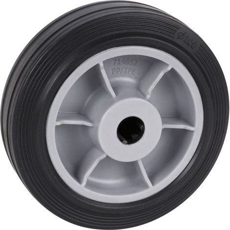 DÖRNER + HELMER Rad TPE Polypropylen-Felge 100 mm 70 kg (1/2)