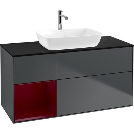 Villeroy & Boch F822HBHG Meuble sous-lavabo Finion F82 (1/2)