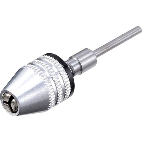 Adaptateur de mandrin de perceuse sans clé à changement rapide, tige ronde de 2,35 mm, plage de serrage de 0,3 mm à 3,4 mm, alliage d'aluminium, compatible avec meuleuse et cloueuse électriques. (1/5)