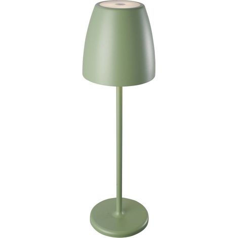 Megatron MT68052 TAVOLA Lampada LED da tavolo per esterni 2 W Bianco caldo Verde salvia (1/4)