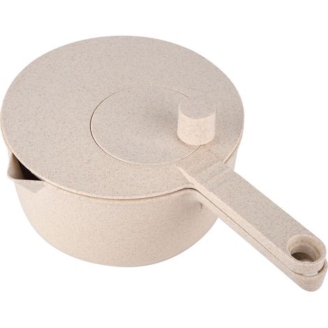 Essoreuse à salade, séchoir à fruits et légumes, passoire, tamis, outil manuel pour laver les légumes et le riz, ustensiles de cuisine beige (1/5)