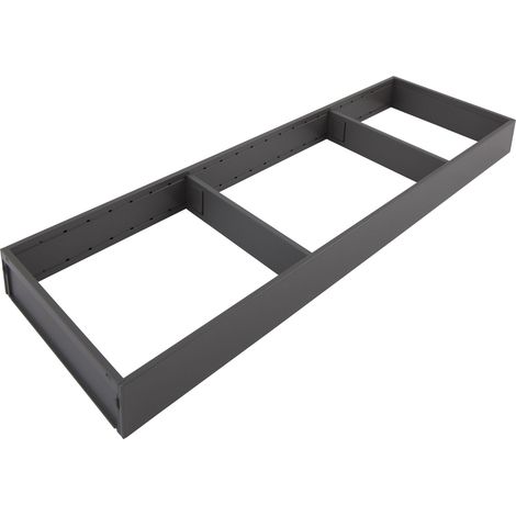 Blum Ambia-Line Schubkastenrahmen breit - 572x200x50mm, Stahl oriongrau matt