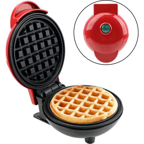 Irovami Mini gaufrier électrique, four à œufs et gâteaux, machine à gaufres pour le petit-déjeuner, accessoires de cuisine, prise européenne (1/5)