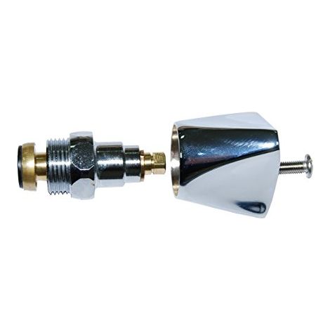 Tete de robinet avec croisillon hauteur 16 a 32 mm 15 x 21 Chrome Boutte (1/2)