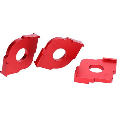 Jeu de gabarits de fraisage pour usinage radial, travail du bois, fraisage demi-rond, positionnement rapide, outil de mesure (1/5)
