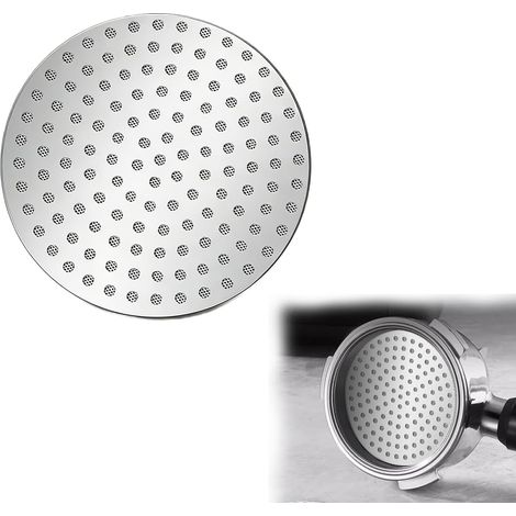 Écran à rondelle 51 mm Porte Filtre 0.8mm Dosierring Sieb en Acier Inoxydable pour Machines à Espresso Maison et Professionnelle Pour Extraction Parfaite (1/5)