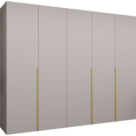 Armario Hartford 538, Cachemira, 202x250x52cm, Puertas de armario: Con bisagras, Número de estantes: 0