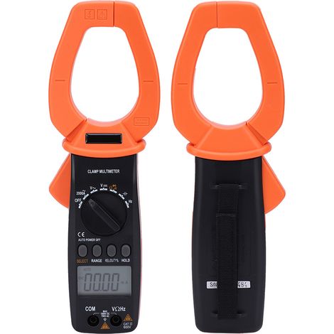 VC6052 Pince ampèremétrique numérique portable 2000 A avec écran LCD (1/5)