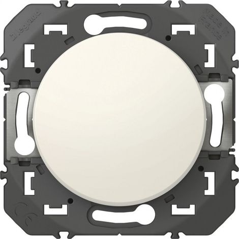 LEGRAND DOOXIE TRANSFORMATOR ZUR ERSTELLUNG VON 5 LICHTFUNKTIONEN WIRD MIT WEISSER QUADRATISCHER PLATTE UND KRABEN LEG600730 GEL